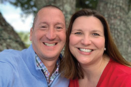 Melanie and Dan Redding. Link to their story